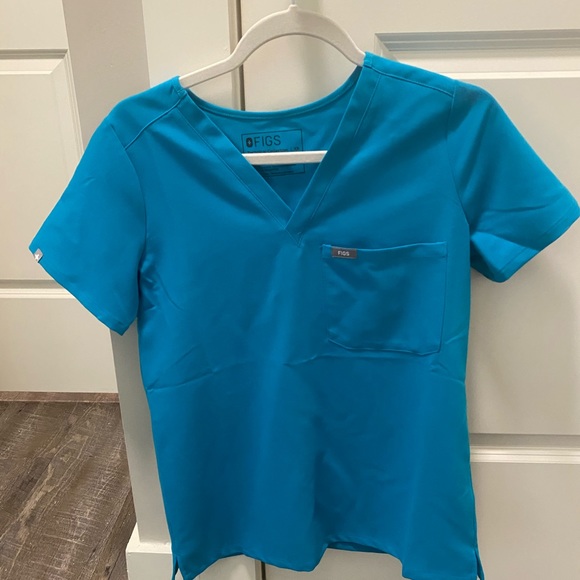 Figs set teal (XS caterina top, S zamora jogger) - Picture 2 of 3